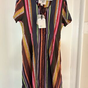 NWT Ace & Jig Greta Dress Mid Button-Down Dress